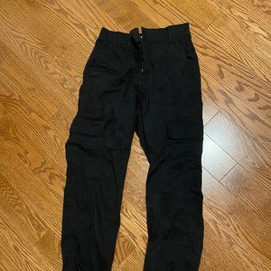 Black cargo pants